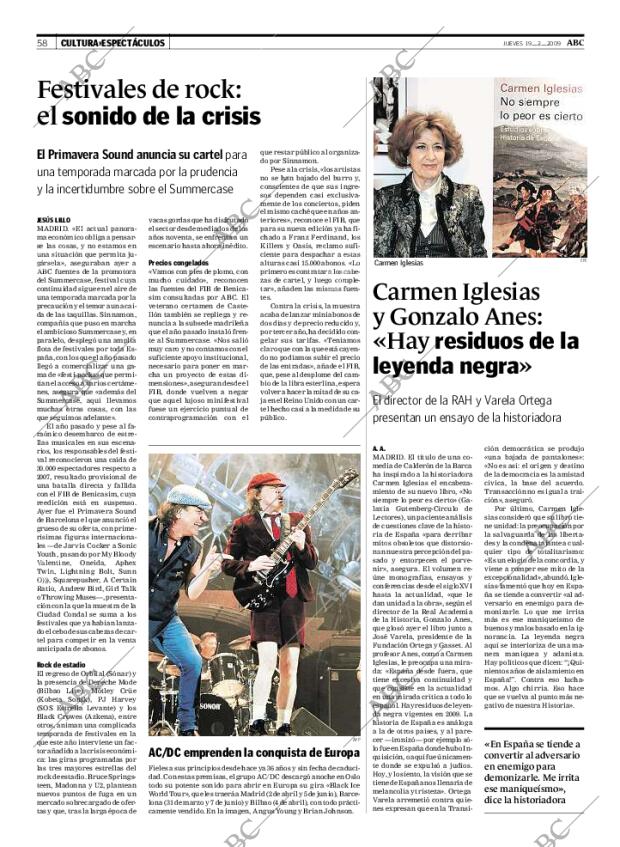 ABC MADRID 19-02-2009 página 58