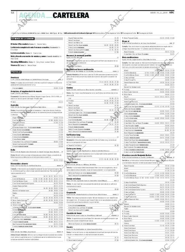 ABC MADRID 19-02-2009 página 64