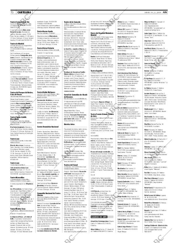 ABC MADRID 19-02-2009 página 70