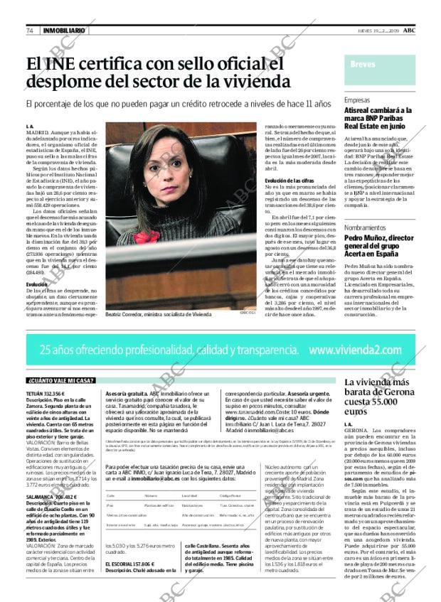 ABC MADRID 19-02-2009 página 74