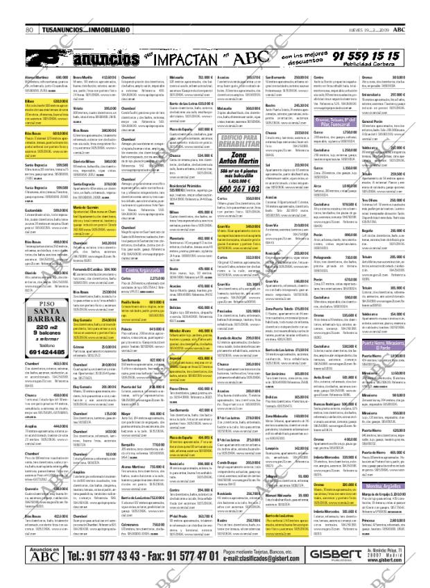 ABC MADRID 19-02-2009 página 80