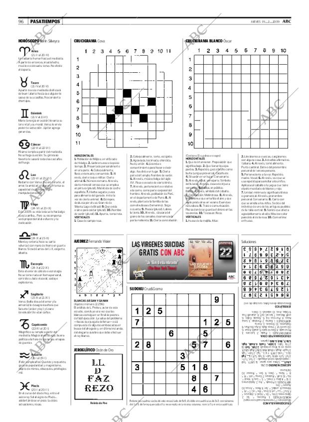 ABC MADRID 19-02-2009 página 96