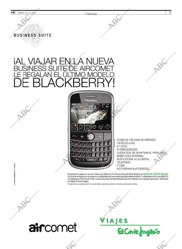 ABC MADRID 20-02-2009 página 13