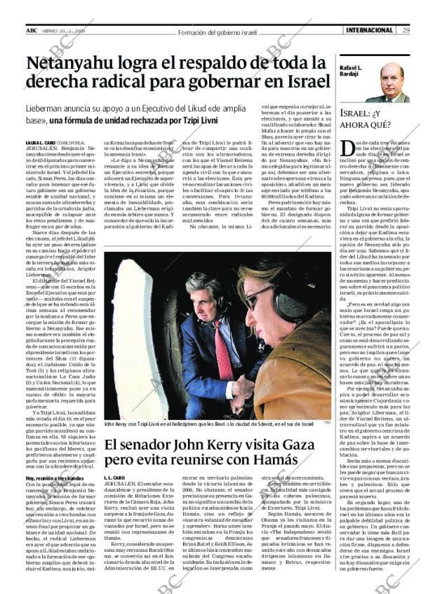 ABC MADRID 20-02-2009 página 29