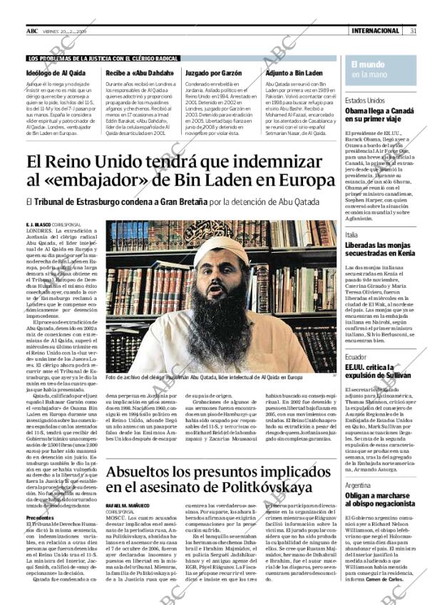 ABC MADRID 20-02-2009 página 31
