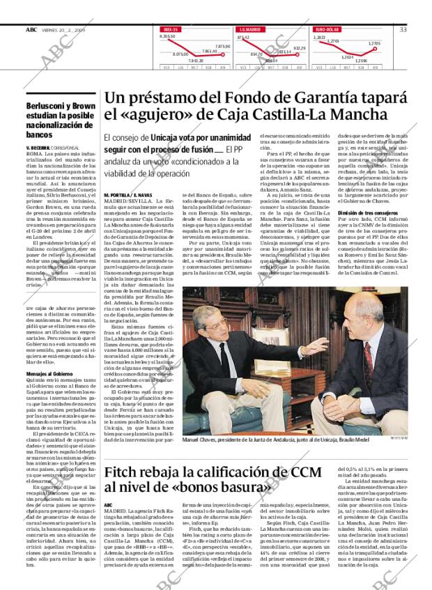 ABC MADRID 20-02-2009 página 33