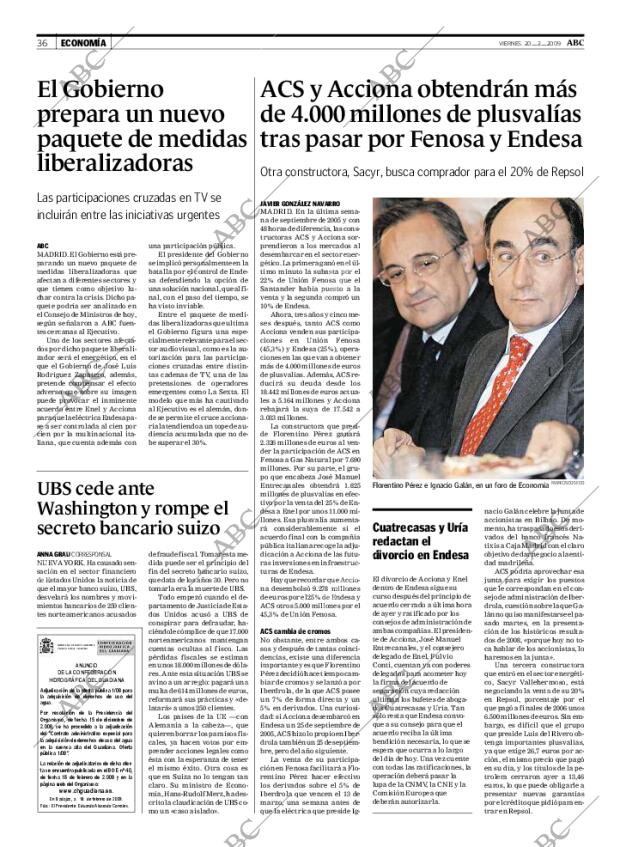 ABC MADRID 20-02-2009 página 36