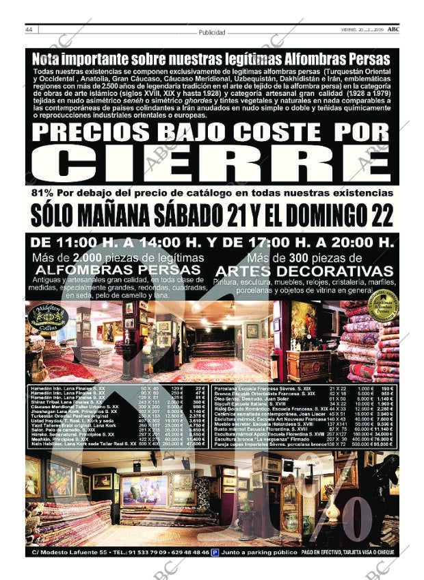 ABC MADRID 20-02-2009 página 44