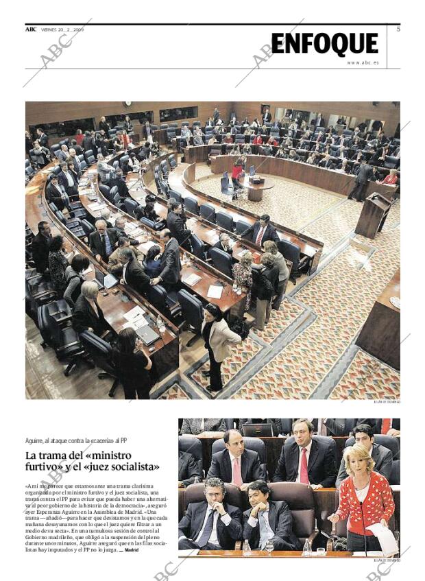 ABC MADRID 20-02-2009 página 5