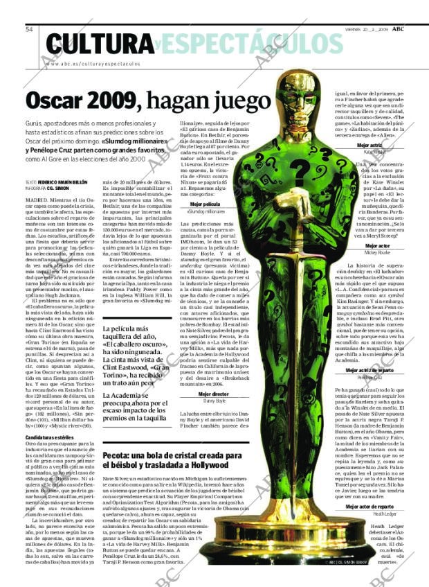 ABC MADRID 20-02-2009 página 54