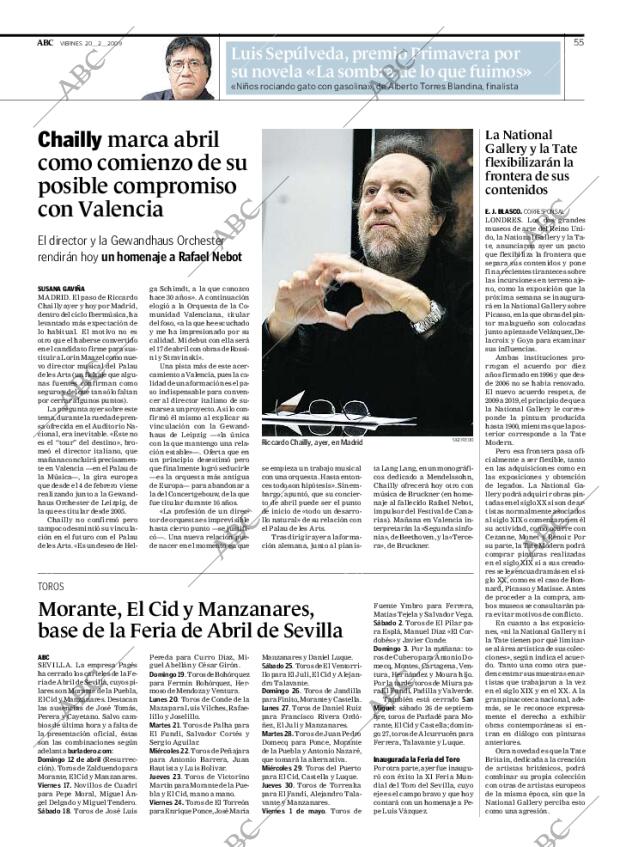 ABC MADRID 20-02-2009 página 55