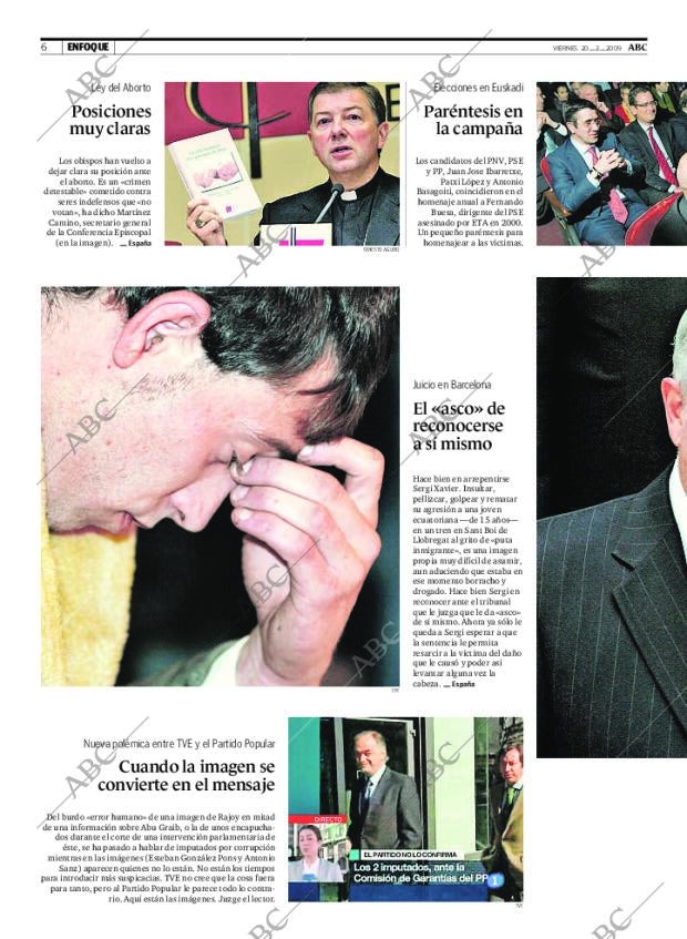 ABC MADRID 20-02-2009 página 6