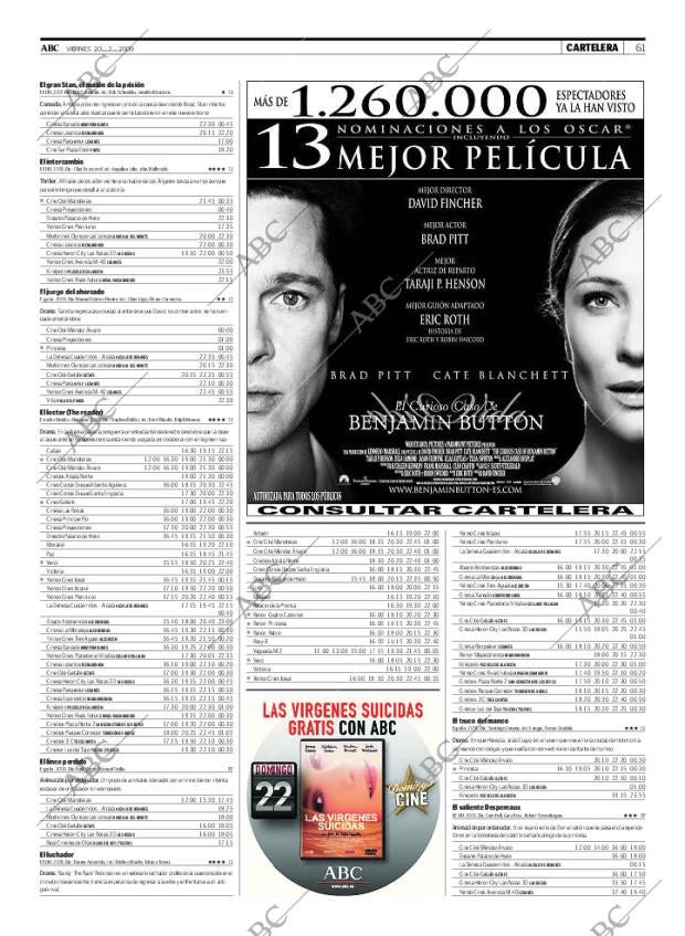 ABC MADRID 20-02-2009 página 61