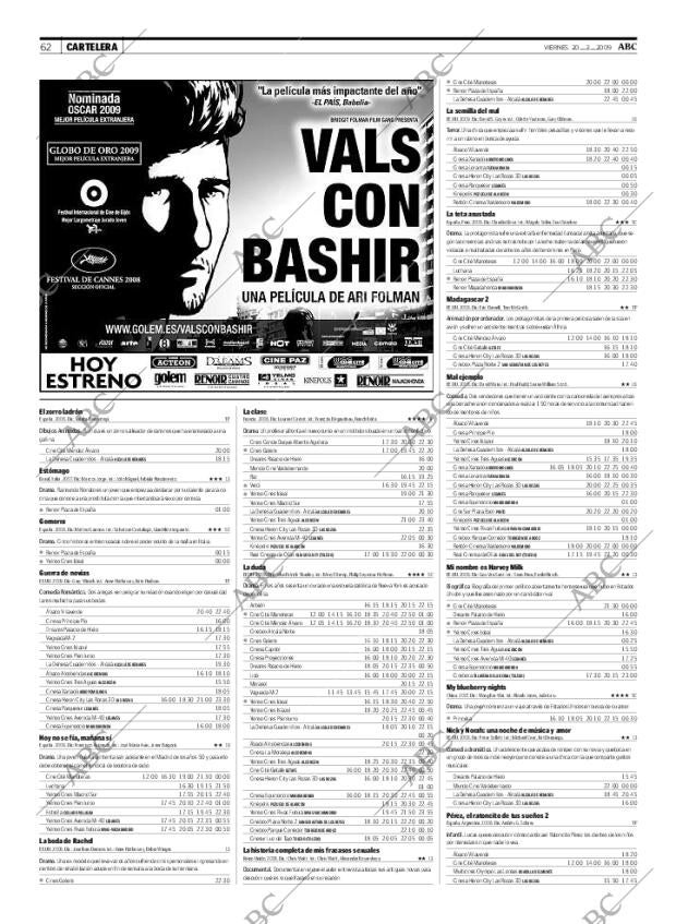 ABC MADRID 20-02-2009 página 62