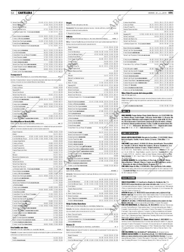 ABC MADRID 20-02-2009 página 64