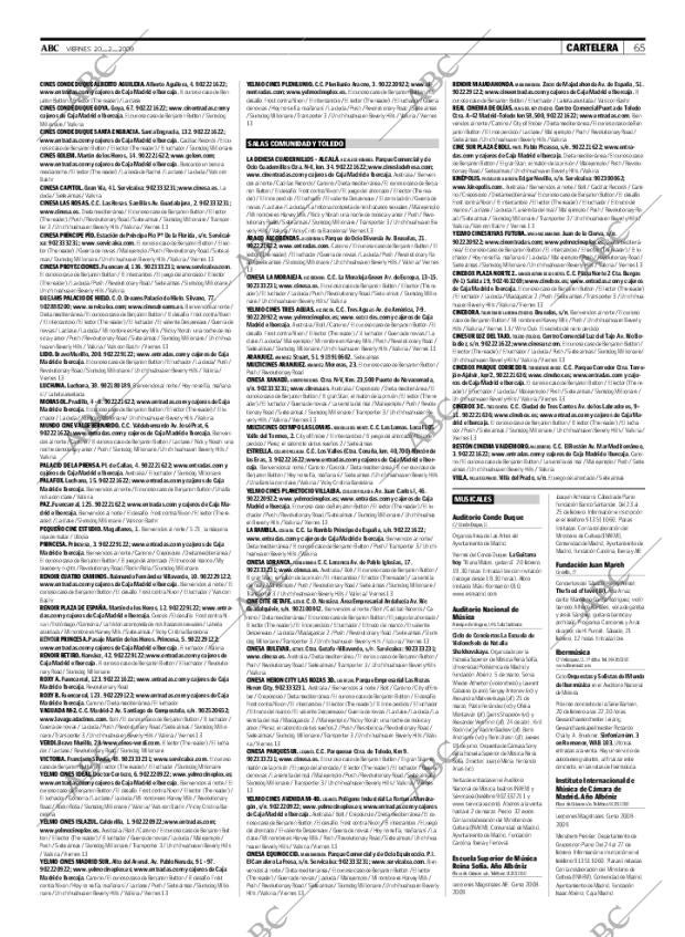 ABC MADRID 20-02-2009 página 65