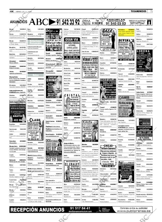 ABC MADRID 20-02-2009 página 71