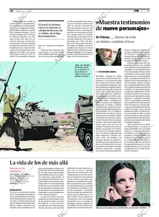 ABC MADRID 20-02-2009 página 85