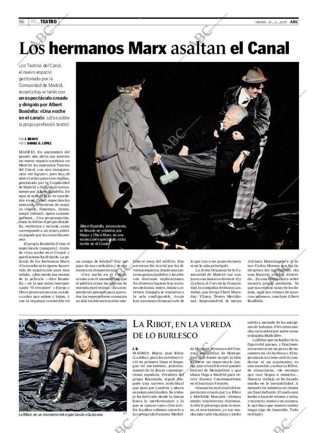 ABC MADRID 20-02-2009 página 86