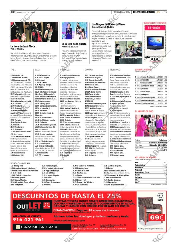 ABC MADRID 20-02-2009 página 93