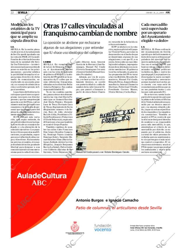 ABC SEVILLA 21-02-2009 página 22