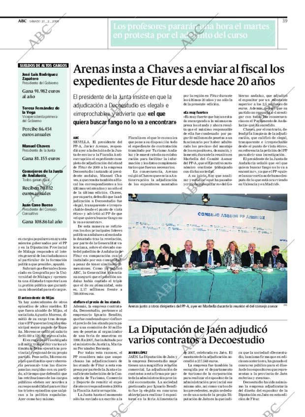 ABC SEVILLA 21-02-2009 página 39