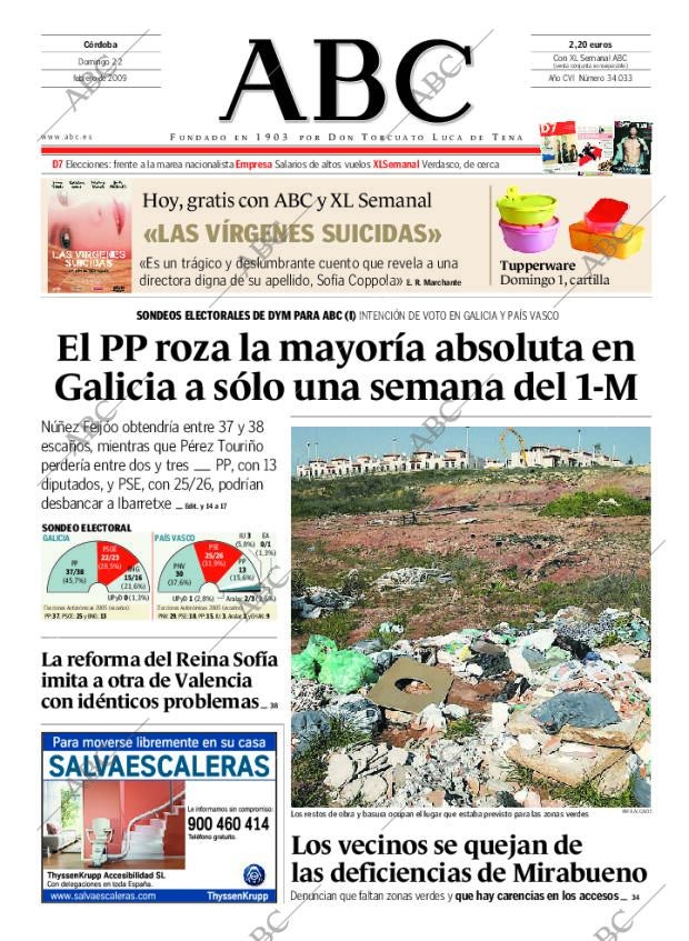 ABC CORDOBA 22-02-2009 página 1