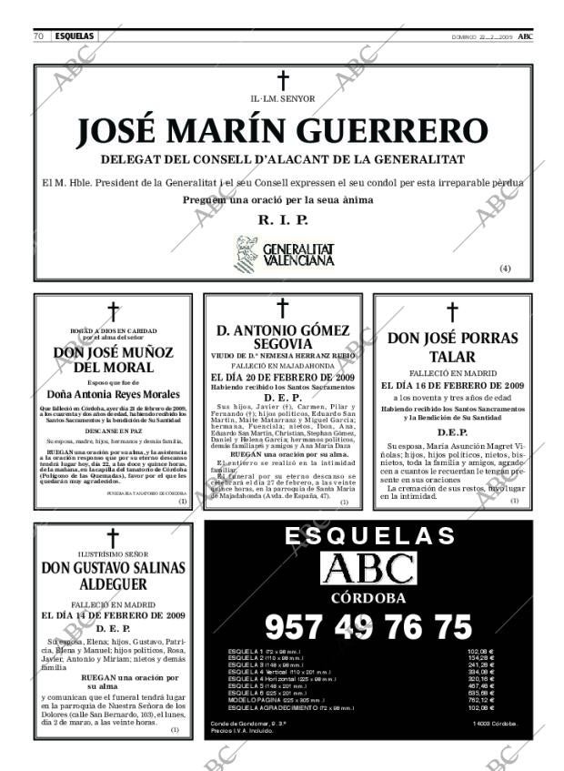 ABC CORDOBA 22-02-2009 página 70