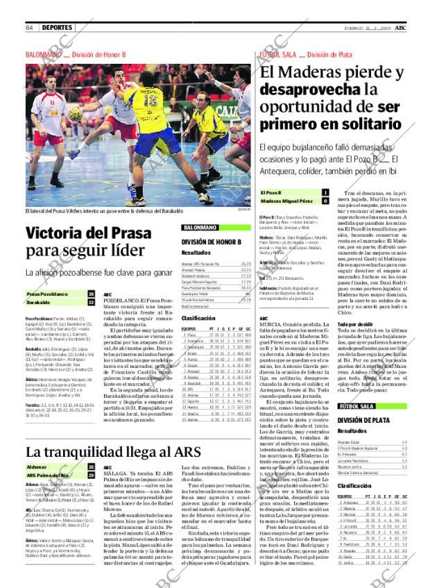 ABC CORDOBA 22-02-2009 página 84