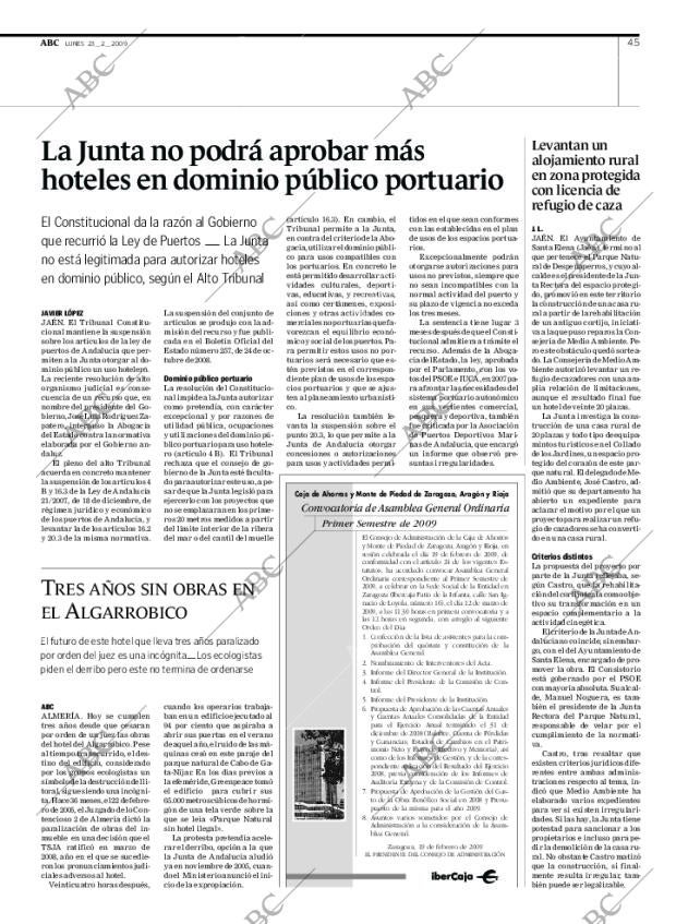 ABC CORDOBA 23-02-2009 página 45