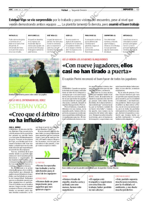 ABC CORDOBA 23-02-2009 página 63