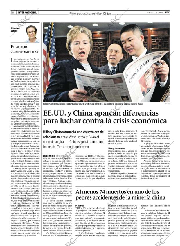 ABC MADRID 23-02-2009 página 28