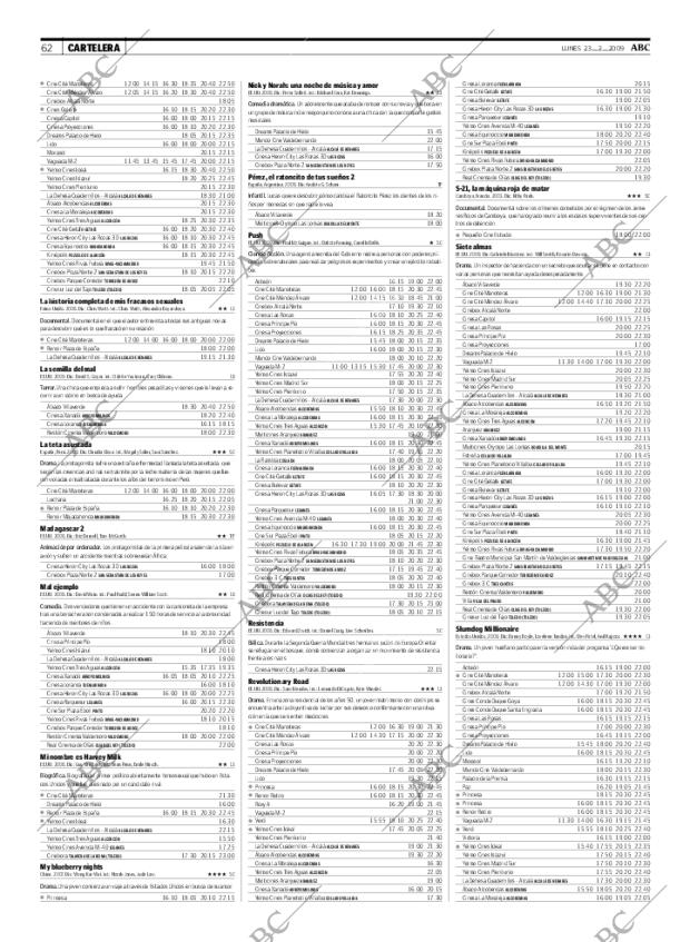 ABC MADRID 23-02-2009 página 62