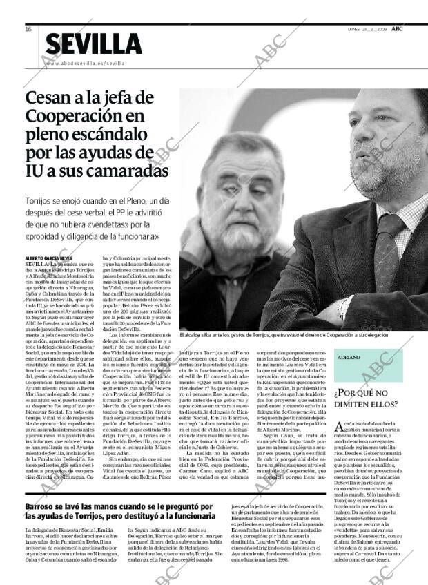 ABC SEVILLA 23-02-2009 página 16