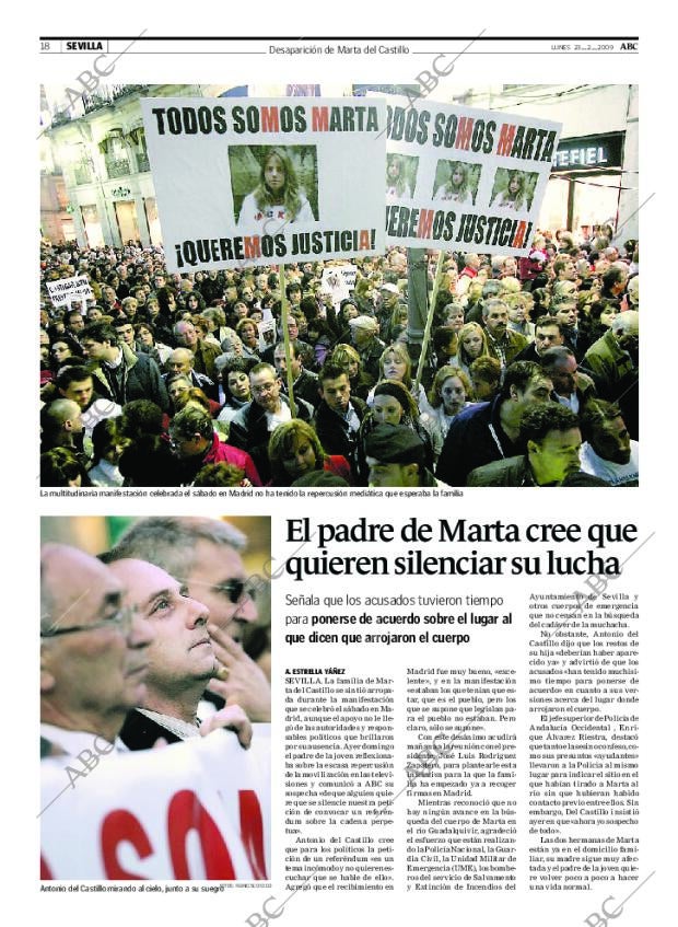 ABC SEVILLA 23-02-2009 página 18
