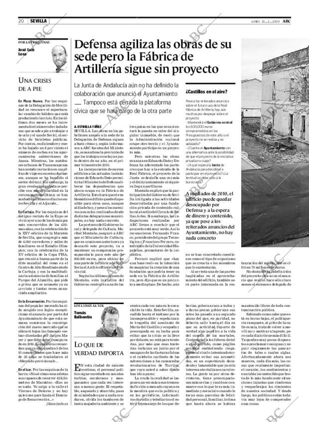 ABC SEVILLA 23-02-2009 página 20
