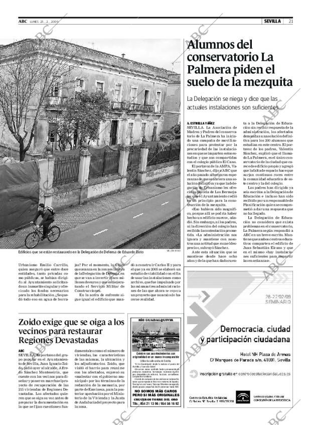 ABC SEVILLA 23-02-2009 página 21