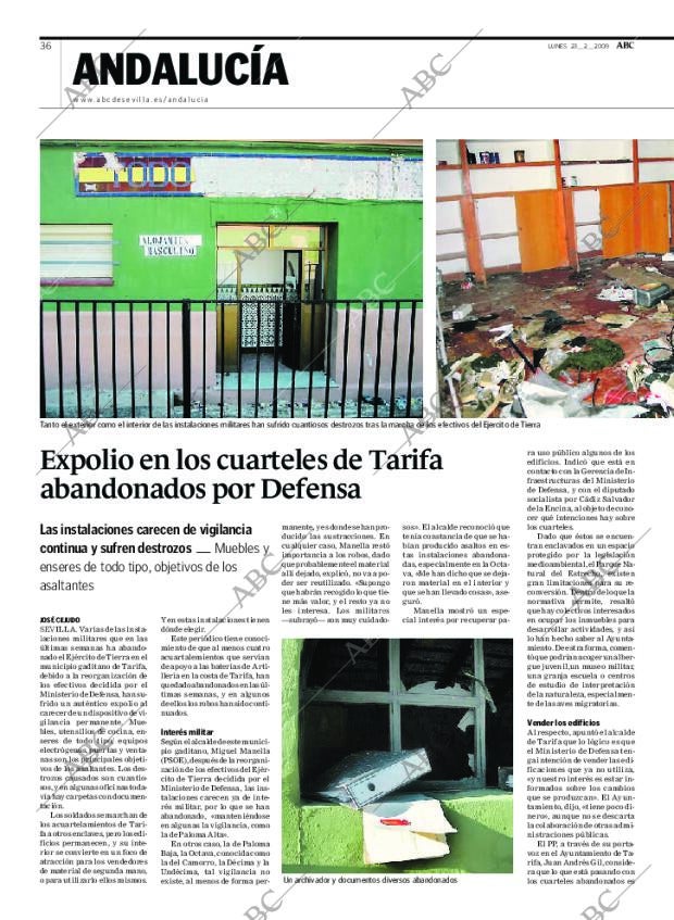 ABC SEVILLA 23-02-2009 página 36