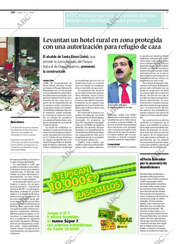 ABC SEVILLA 23-02-2009 página 37