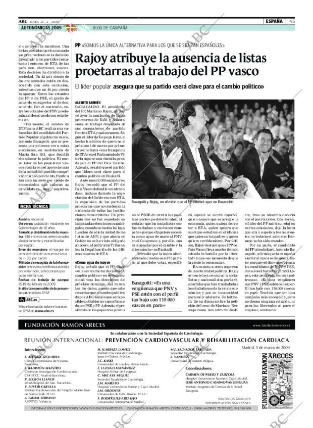 ABC SEVILLA 23-02-2009 página 45