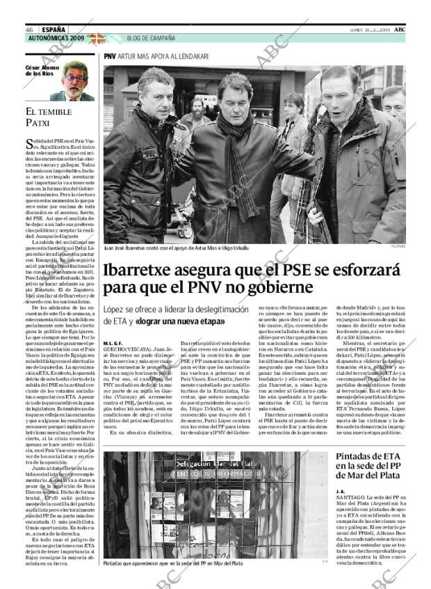 ABC SEVILLA 23-02-2009 página 46
