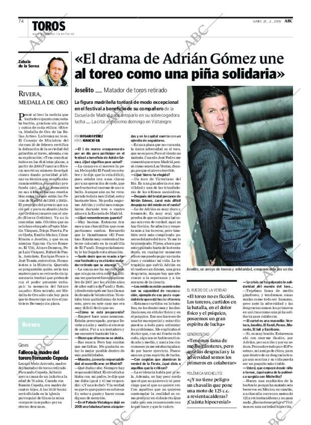 ABC SEVILLA 23-02-2009 página 74