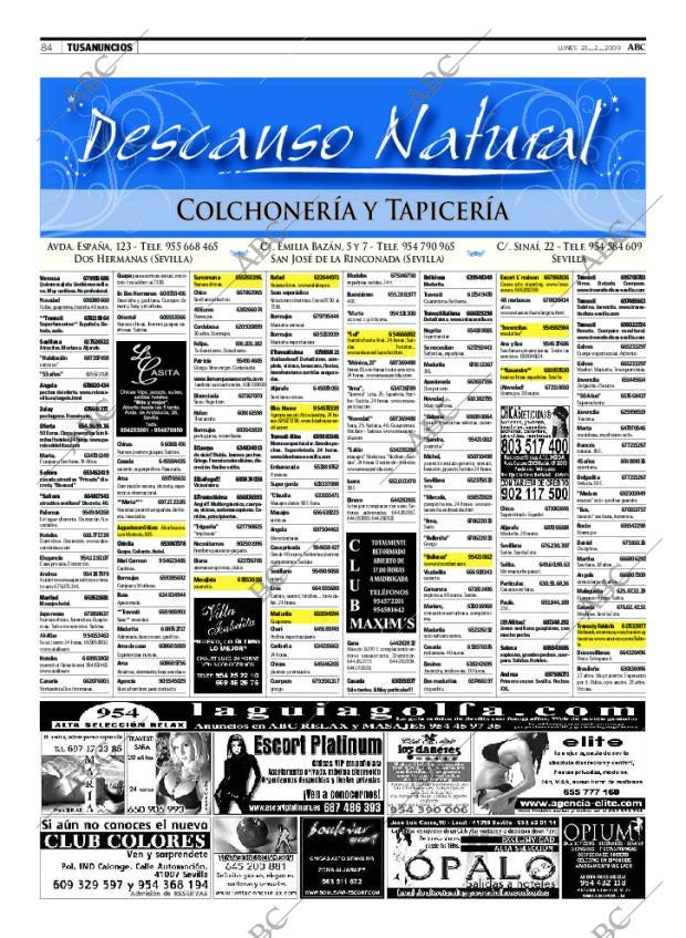 ABC SEVILLA 23-02-2009 página 84