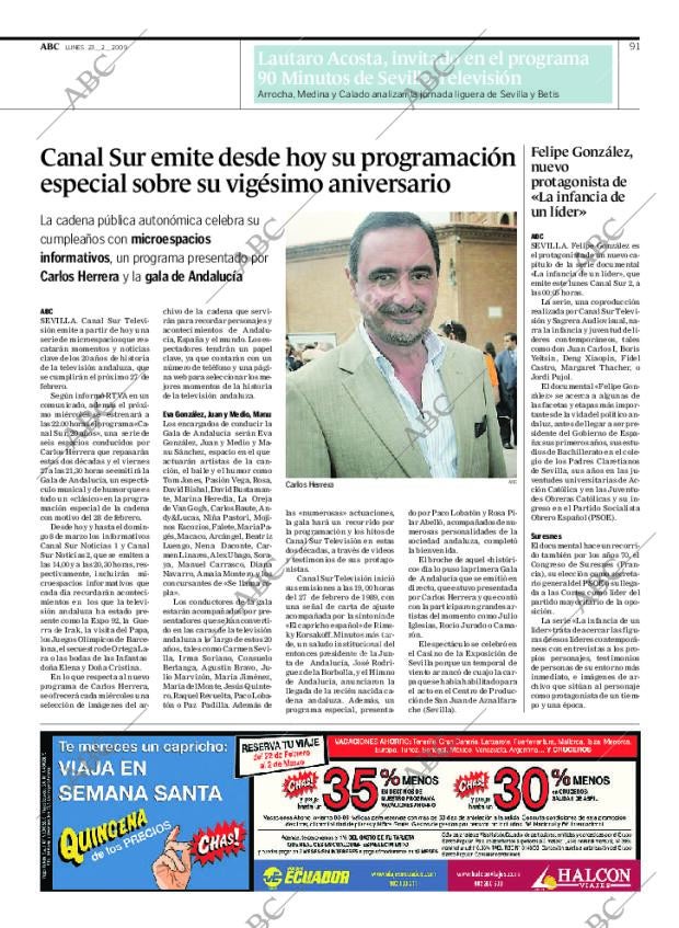 ABC SEVILLA 23-02-2009 página 91