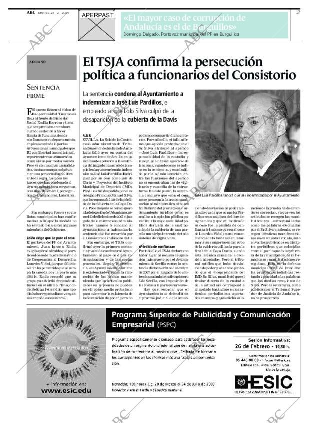 ABC SEVILLA 24-02-2009 página 17