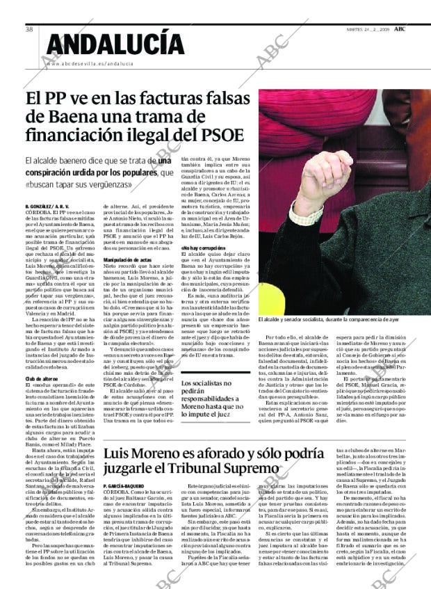 ABC SEVILLA 24-02-2009 página 38