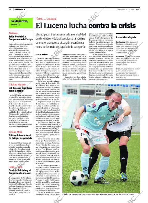 ABC CORDOBA 25-02-2009 página 78