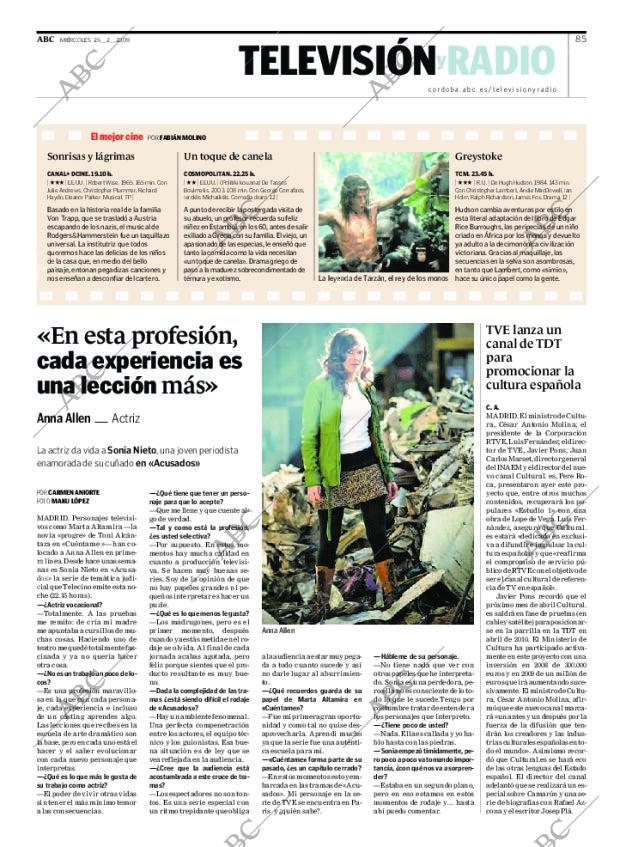ABC CORDOBA 25-02-2009 página 85