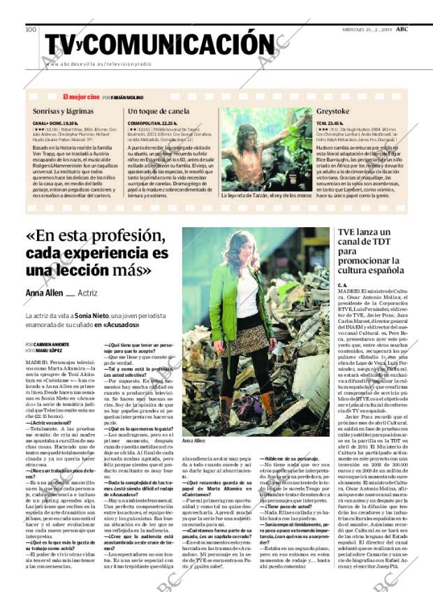 ABC SEVILLA 25-02-2009 página 100