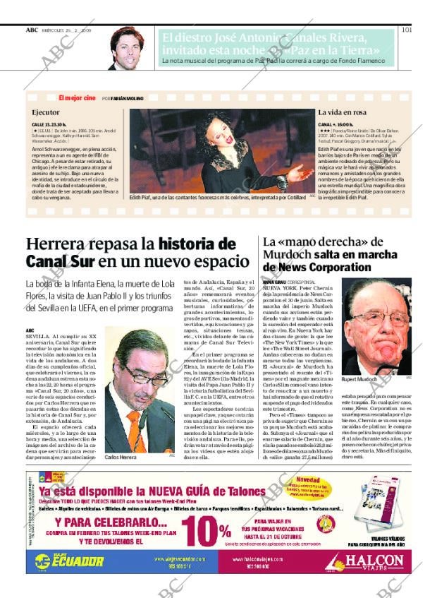 ABC SEVILLA 25-02-2009 página 101